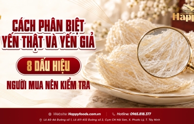 Cách Phân Biệt Yến Thật Và Yến Giả