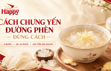 CÁCH CHƯNG YẾN ĐƯỜNG PHÈN ĐÚNG CÁCH: THỜI GIAN, TỶ LỆ VÀ 7 LỖI CẦN TRÁNH