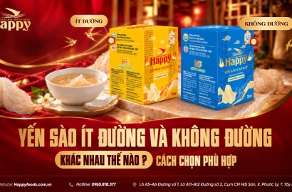YẾN SÀO ÍT ĐƯỜNG VÀ KHÔNG ĐƯỜNG KHÁC NHAU THẾ NÀO? CÁCH CHỌN PHÙ HỢP