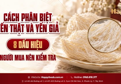 Cách Phân Biệt Yến Thật Và Yến Giả