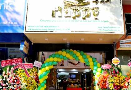 Công ty HappyFood khai trương showroom tại Quận 5 với nhiều ưu đãi hấp dẫn