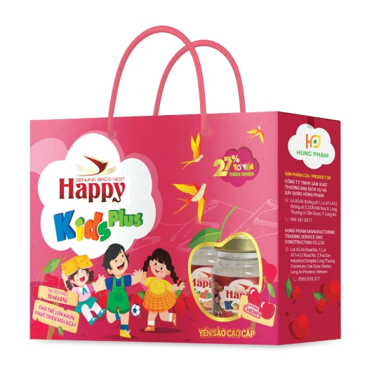 Yến Sào Happy Kids Plus Hương Cherry Yến Sào Happy Kids Plus Hương Cherry