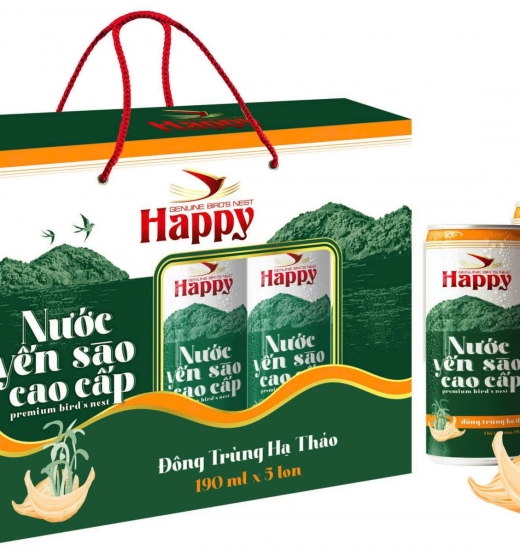 Nước Yến Lon 190ml Đông Trùng