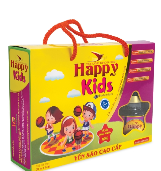 Yến Sào Happy Kids Hương Việt Quất Yến Sào Happy Kids Hương Việt Quất
