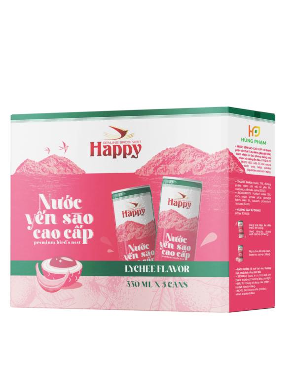 Nước Yến Lon 320ml Vải