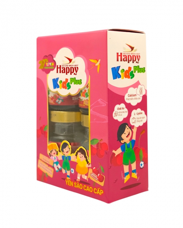 Yến Sào Happy Kids Plus Hương Cherry
